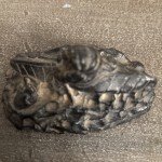 Edmond Wolf Inuit Soapstone Kayak Sculpture 4