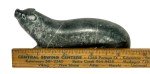 Hand-Carved Vintage Inuit Soapstone Otter Sculpture