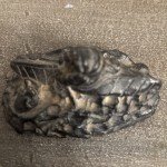 Edmond Wolf Inuit Soapstone Kayak Sculpture 4
