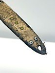 Inuit Fishing Hook Carving with Inlays, 19th Century