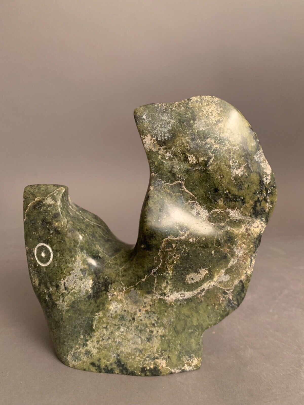 Inuit Art Carving Joe Poodlat Bird (1992)