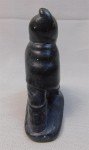 Vintage Eskimo Soapstone Art Carving Statue 4.5