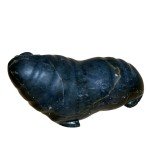 Inuit Carving: Dark Stone Walrus and Muskox