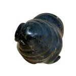 Inuit Carving: Dark Stone Walrus and Muskox