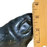 Inuit Carving: Dark Stone Walrus and Muskox