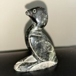 Inuit Soapstone Bird Carving - Artist E9-962