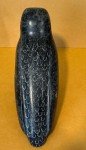 Signed Inuit Bird Soapstone Sculpture Carving