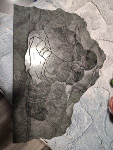 Tender Moment Green Marble Inuit Carving