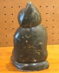 Hand-Carved Inuit Jade Eskimo with Baby Seal