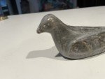 Inuit Soapstone Sea Duck Carving – Signed Vintage