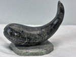 Inuit Soapstone Whale Carvings Pair - Signed