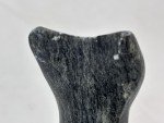 Inuit Soapstone Whale Carvings Pair - Signed