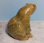 Inuit Soapstone Bear Carving by Local Artist