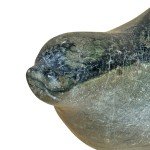 Handcrafted Inuit Soapstone Seal Sculpture - Signed