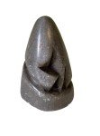 Inuit Green Stone Abstract Carving Sculpture, 3”