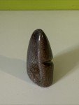 Inuit Green Stone Abstract Carving Sculpture, 3”