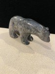 Authentic Signed Inuit Polar Bear Stone Carving