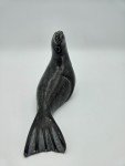 Signed 1985 Soapstone Seal Sculpture, Inuit Art