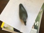 Hand Carved Inuit Soapstone Loon Art
