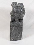 Inuit Stone Carving Sculpture of Stacked Figures