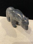 Authentic Signed Inuit Polar Bear Stone Carving