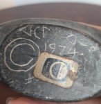 Signed 1974 Inuit Soapstone Duck Carving 6