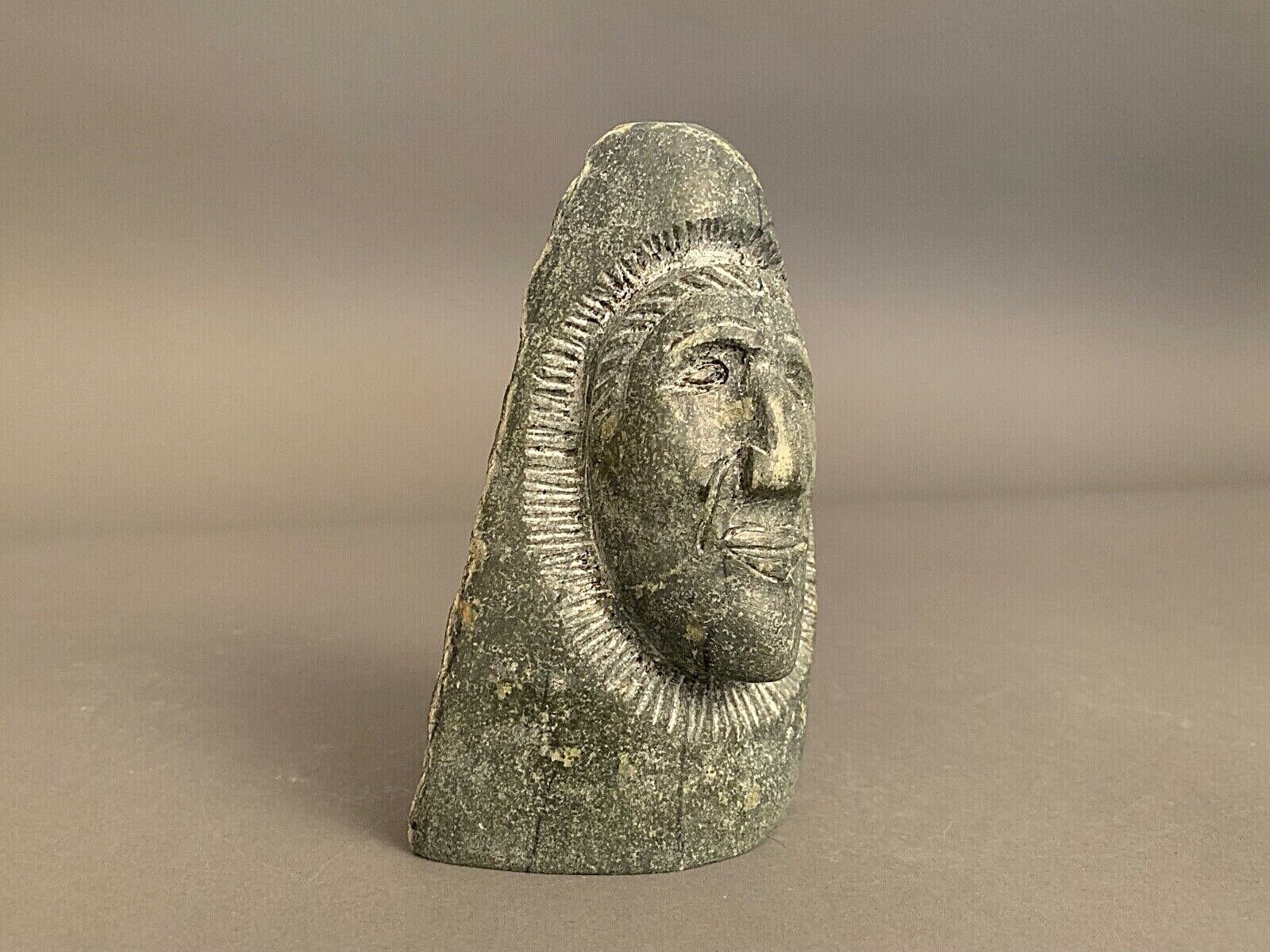Inuit Art Carving: Tony Ittunga Face #66541