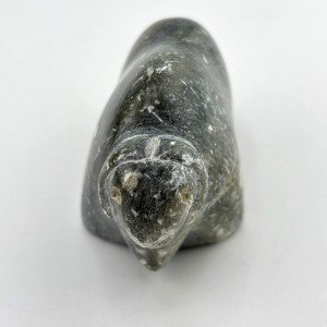 1971 Inuit Soapstone Musk Ox Carving by Dorcas