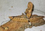 Inuit Wood Carving: Hunter with Seal Sculpture