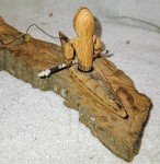 Inuit Wood Carving: Hunter with Seal Sculpture