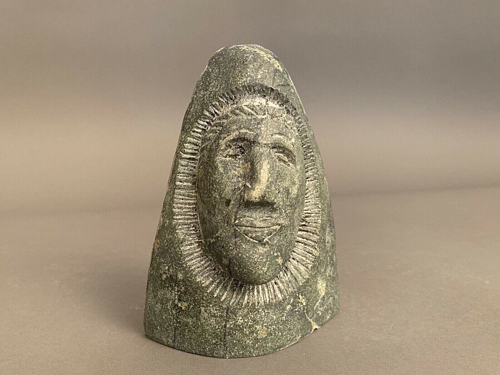 Inuit Art Carving: Tony Ittunga Face #66541