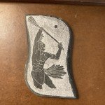 Signed Gane Yun ‘da ‘qwus Black Soapstone Carving