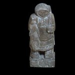 Inuit Soapstone Hunter Figure Carving – 5
