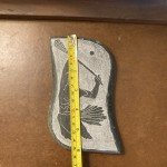 Signed Gane Yun ‘da ‘qwus Black Soapstone Carving