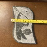 Signed Gane Yun ‘da ‘qwus Black Soapstone Carving