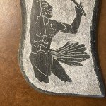 Signed Gane Yun ‘da ‘qwus Black Soapstone Carving