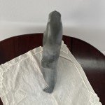Large Vintage Signed Inuit Soapstone Seal Carving