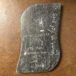 Signed Gane Yun ‘da ‘qwus Black Soapstone Carving