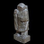 Inuit Soapstone Hunter Figure Carving – 5