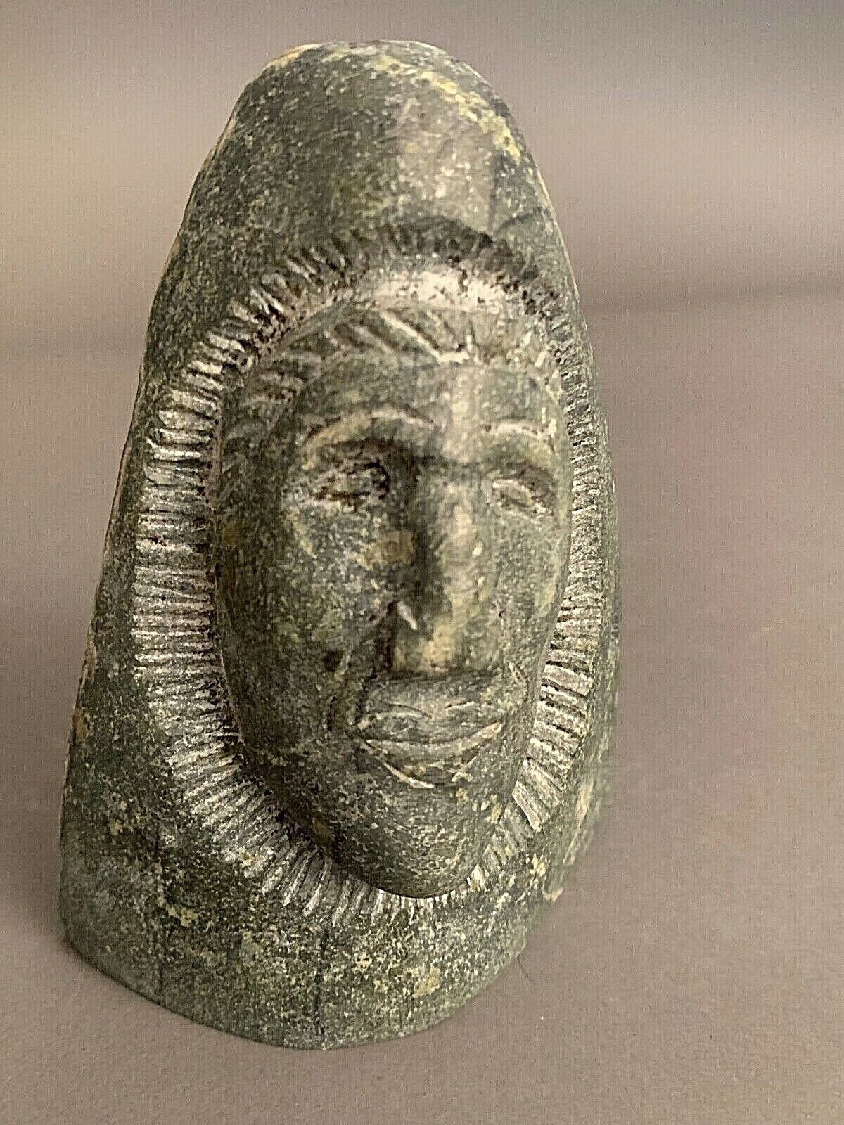 Inuit Art Carving: Tony Ittunga Face #66541