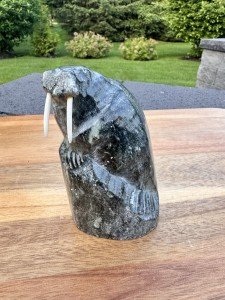 William Luke Inuit Soapstone Iceberg Art Sculpture