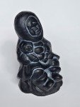 Mother and Baby Soapstone Inuit Carving 5