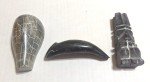 Dave Alanna Inuit Stone Carving Set - 3 Pieces