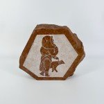 Ralph Hotson Signed Inuit Dog Marble Sculpture