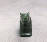 Dark Green Alaskan Jade Bear Carving