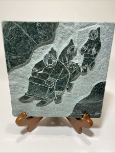 David Bernett Green Marble Sculpture: Journey Through Valley