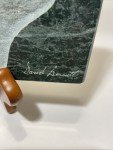 David Bernett Green Marble Sculpture: Journey Through Valley