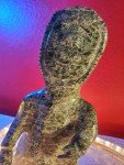 Heavy Hand-Carved Inuit Eskimo Marble Statue