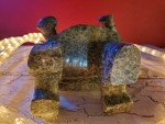 Heavy Hand-Carved Inuit Eskimo Marble Statue