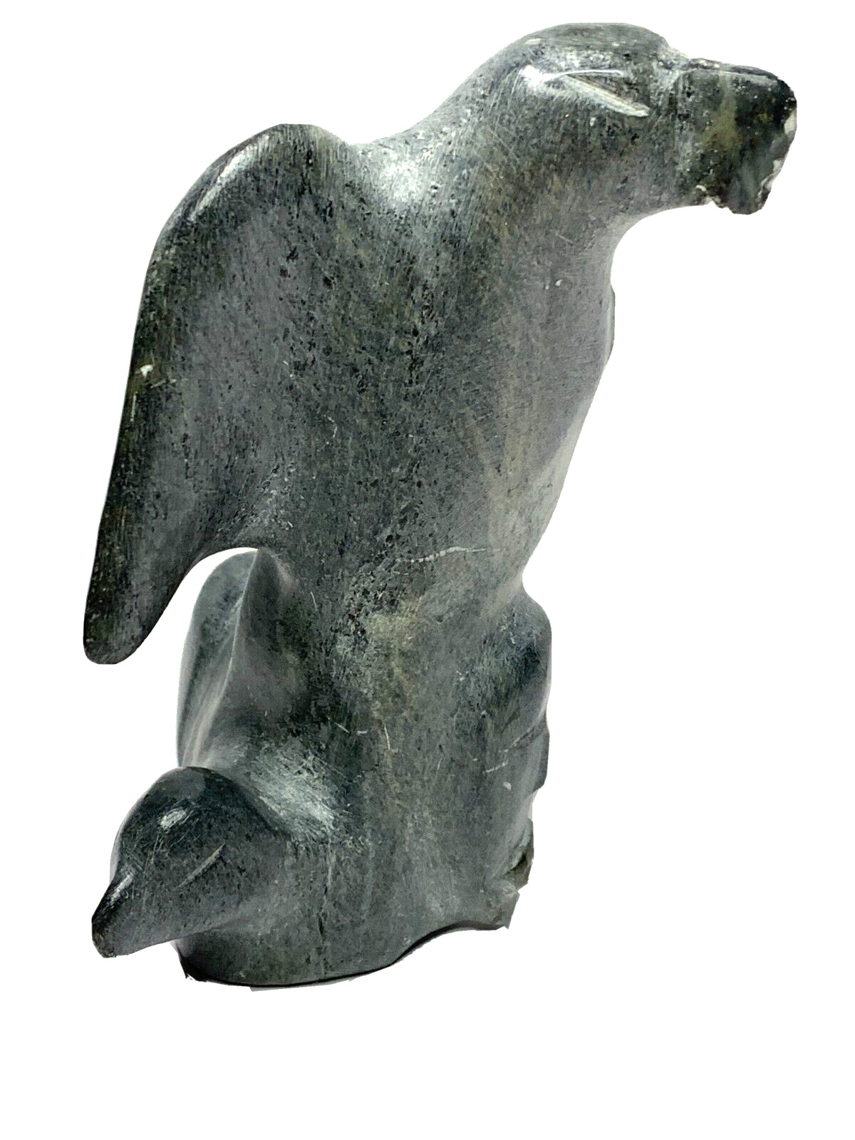 Signed 2006 Inuit Art Carving by Samwillie Amagoalik